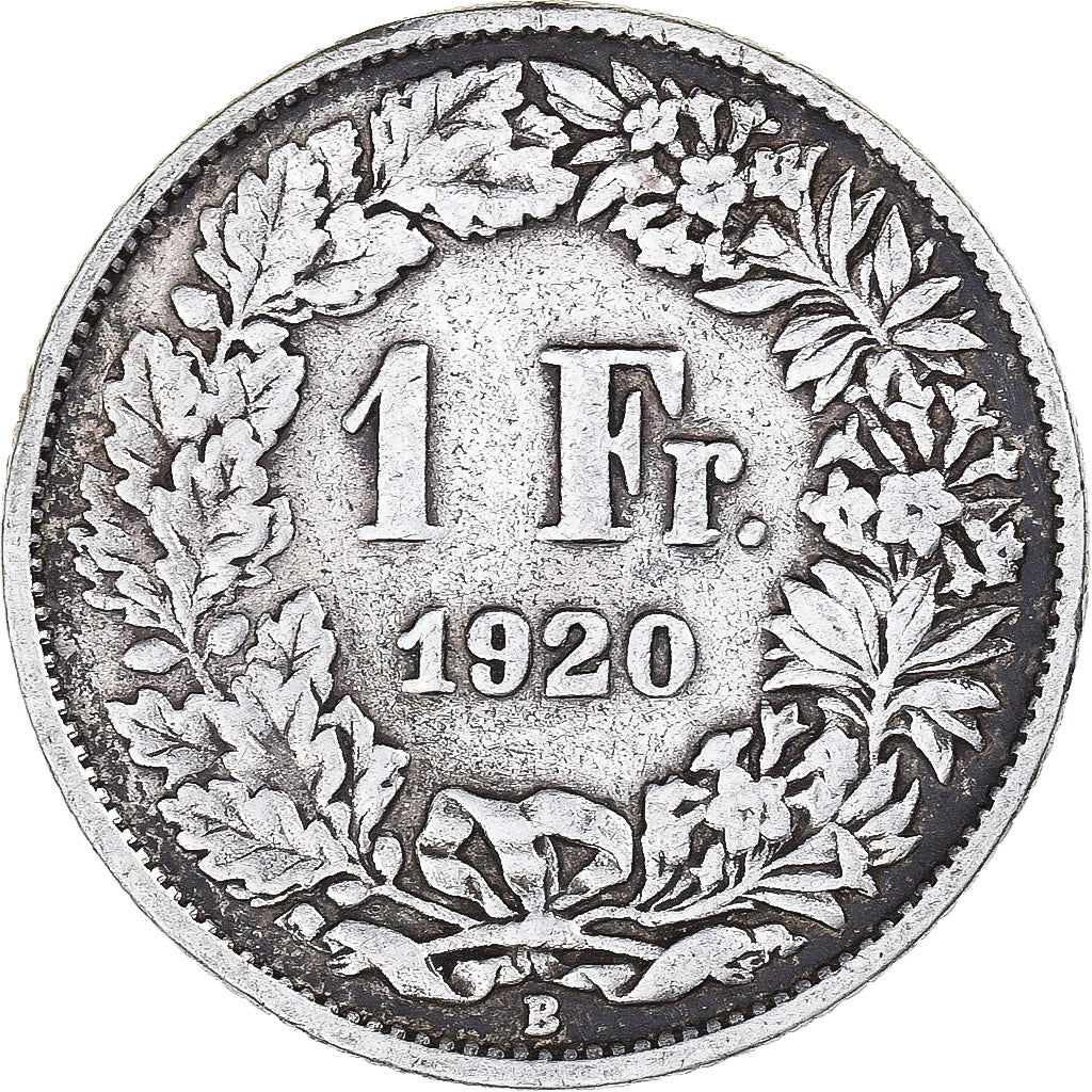 Münze, Schweiz, Franc, 1920