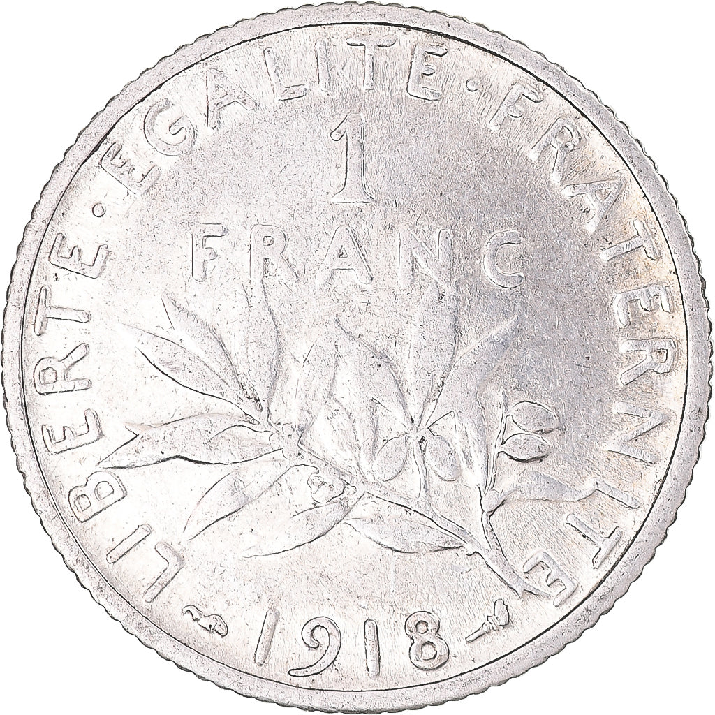 Munten, Frankrijk, Franc, 1918