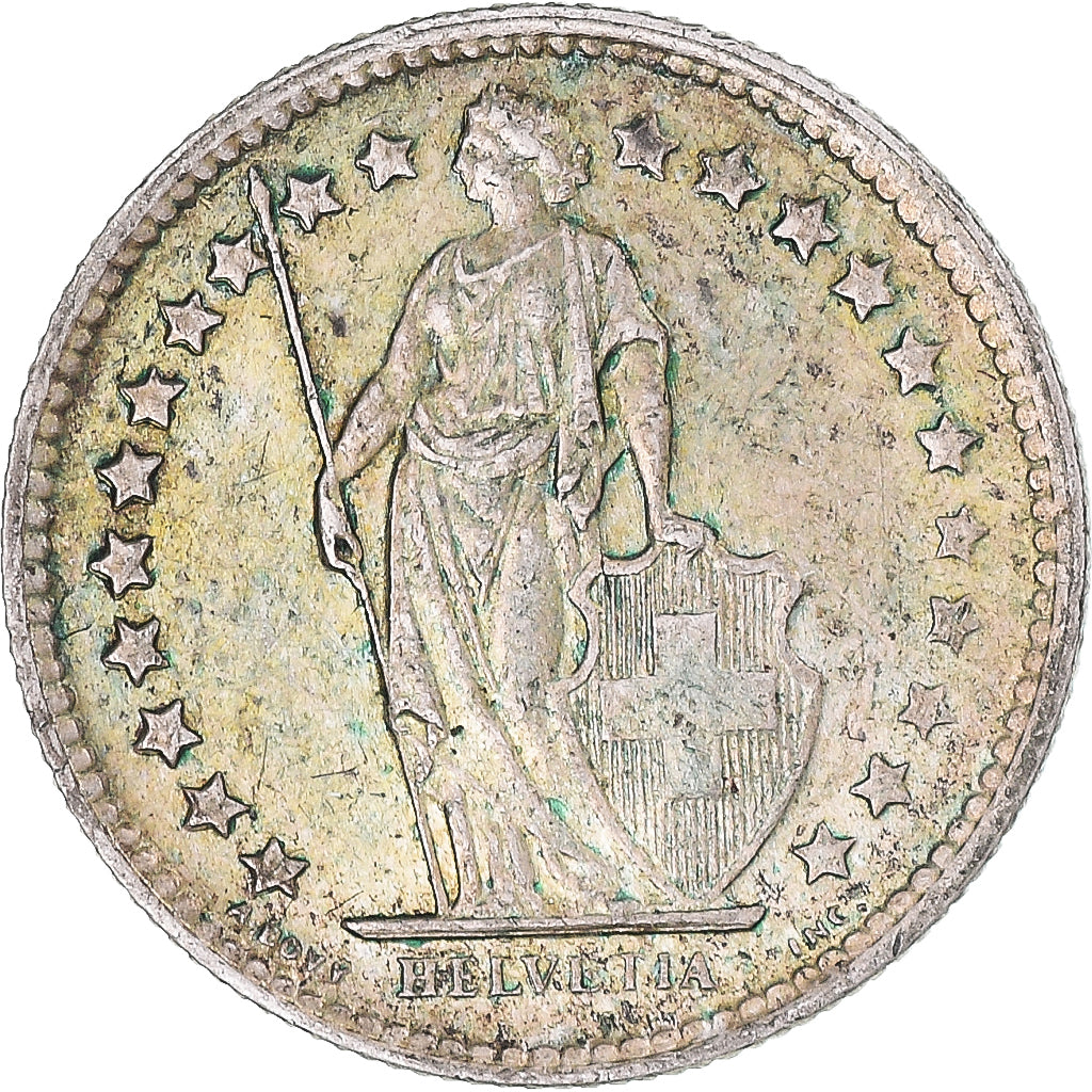 Moneta, Szwajcaria, 1/2 Franc, 1960