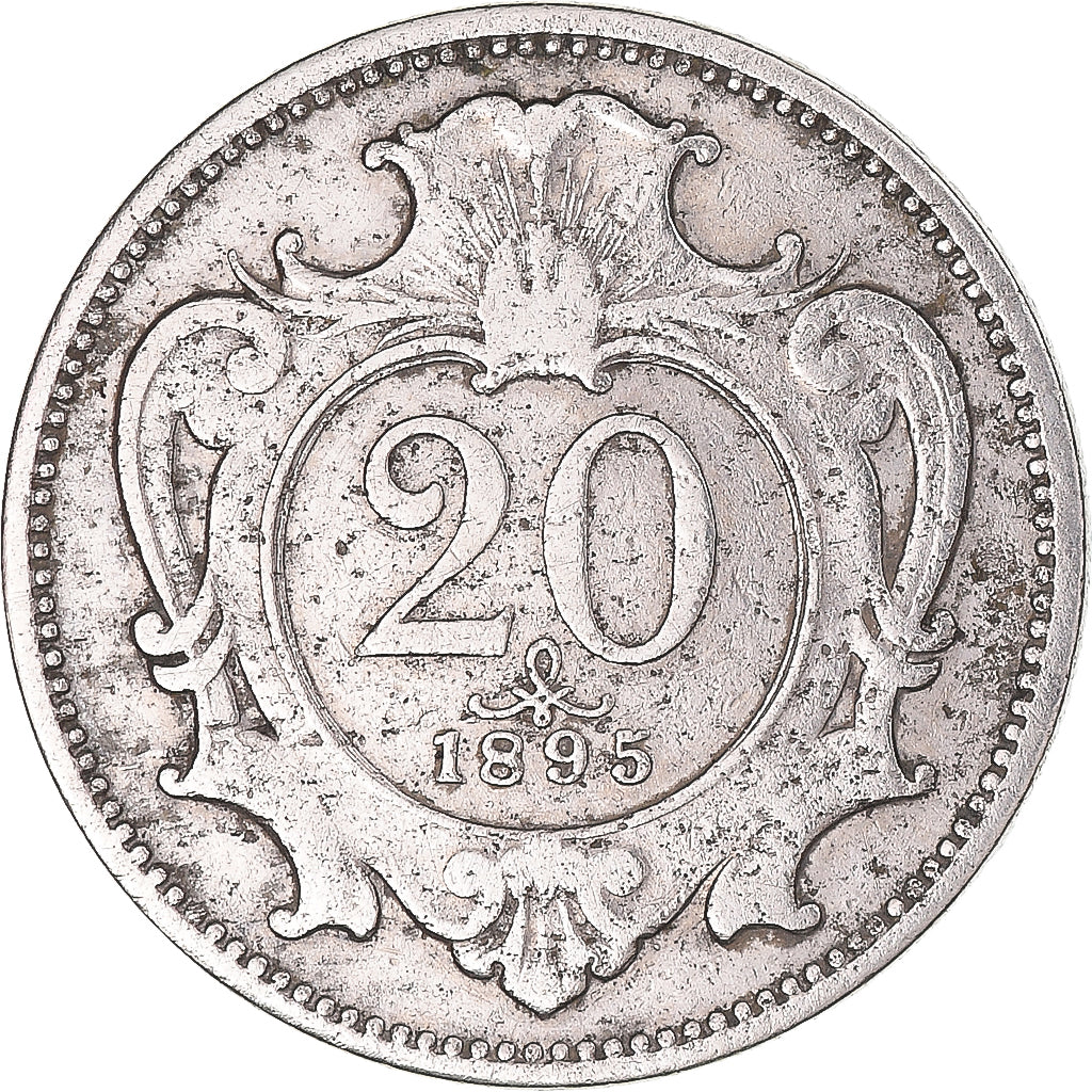 Munten, Oostenrijk, 20 Heller, 1895