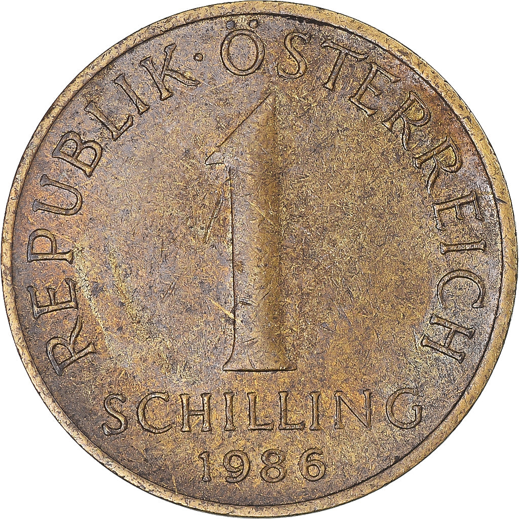 Munten, Oostenrijk, Schilling, 1986