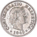 Coin, Switzerland, 5 Rappen, 1949