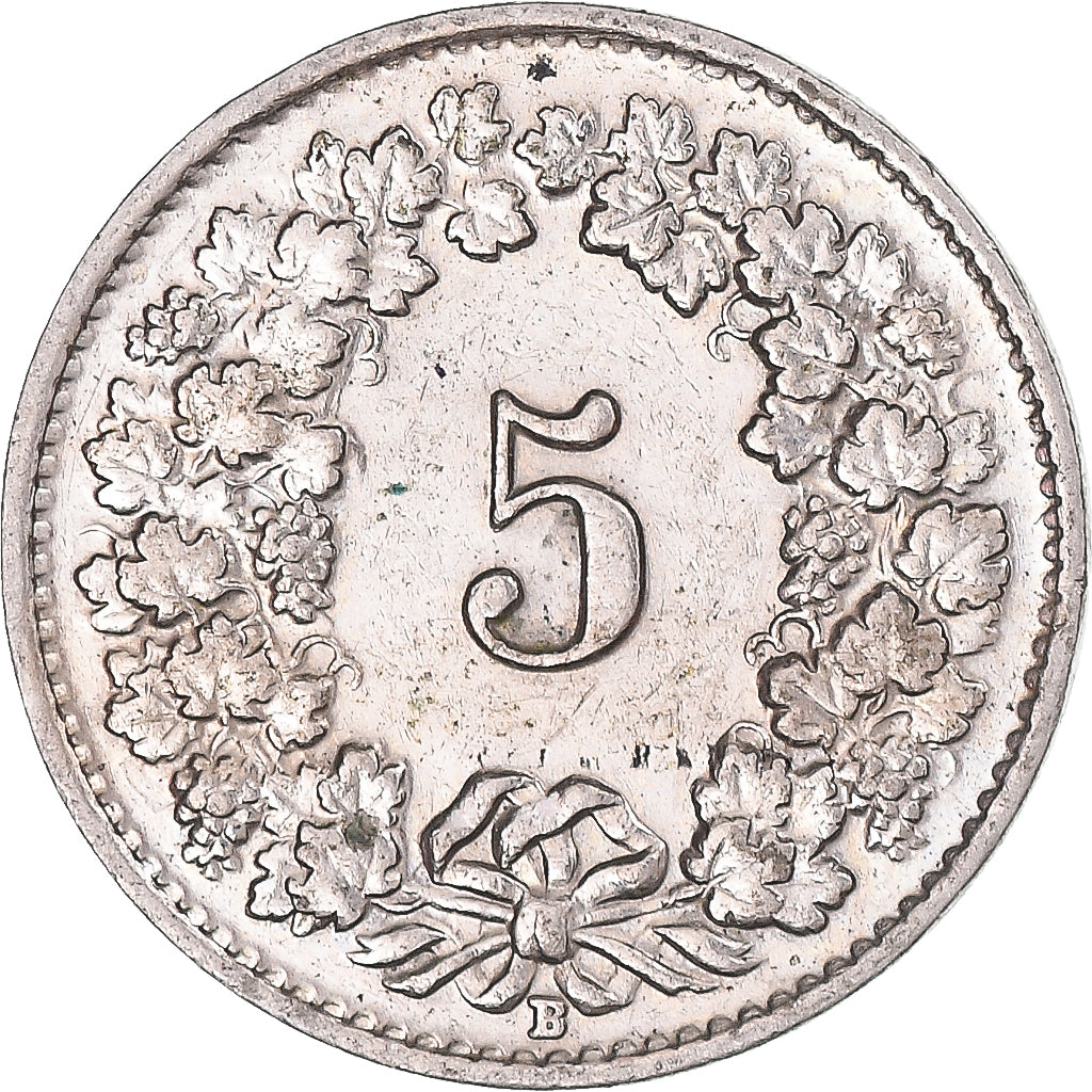Coin, Switzerland, 5 Rappen, 1949