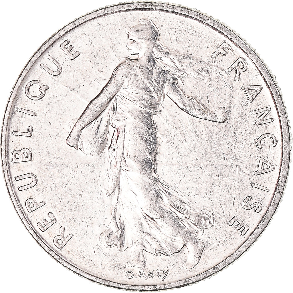 Münze, Frankreich, 1/2 Franc, 1993