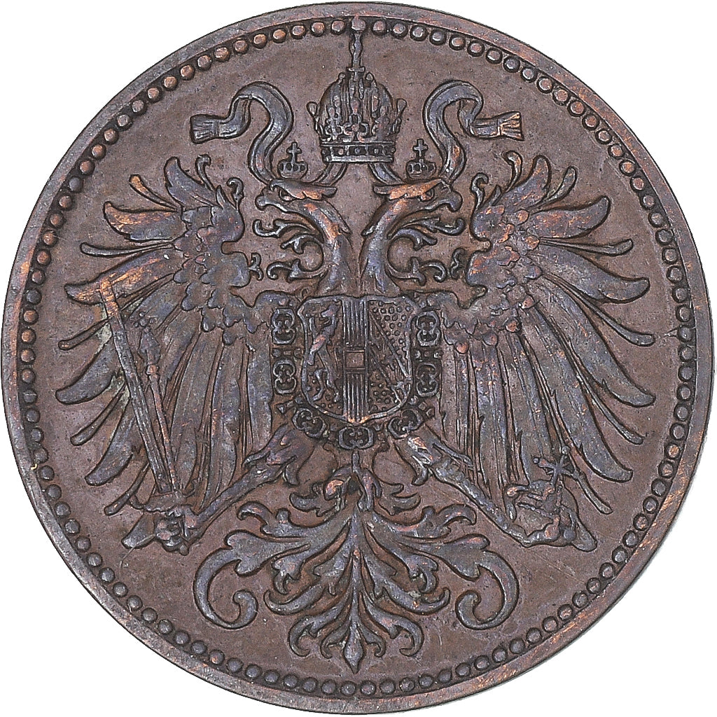Coin, Austria, 2 Heller, 1897