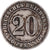Moeda, Alemanha, 20 Pfennig, 1887