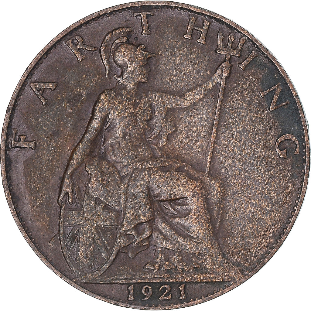Münze, Großbritannien, Farthing, 1921