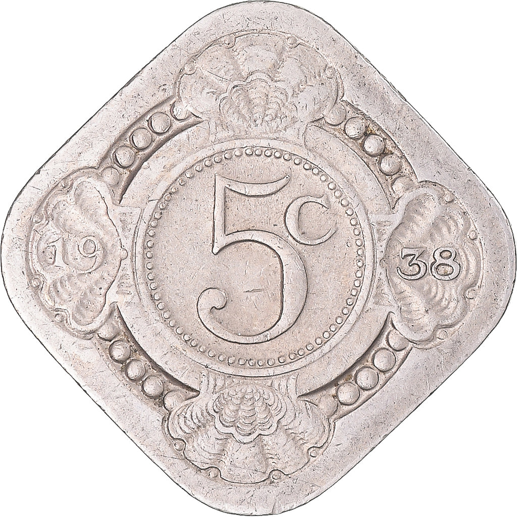 Pays-Bas, 5 Cents, 1938