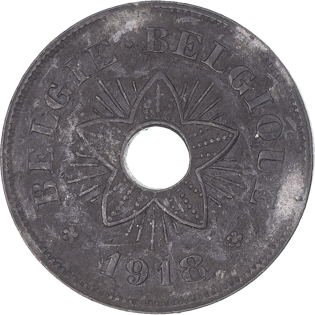 Monnaie, Belgique, 50 Centimes, 1918
