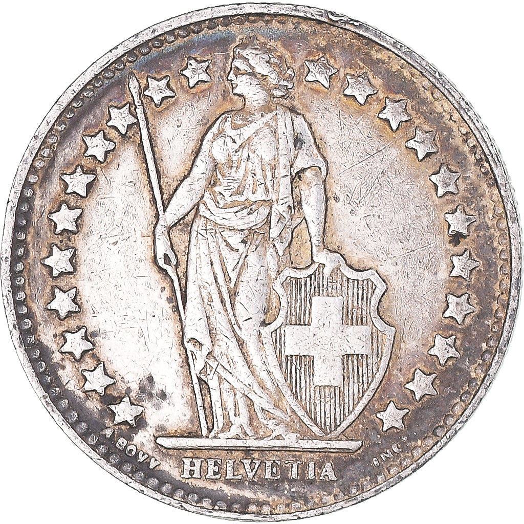 Monnaie, Suisse, 1/2 Franc, 1944
