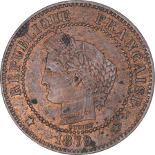 Coin, France, 2 Centimes, 1879