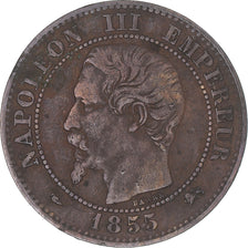 Monnaie, France, 2 Centimes, 1855