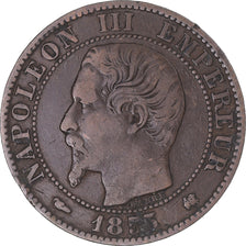 Coin, France, 5 Centimes, 1855