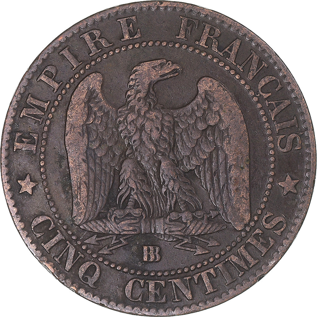 Coin, France, 5 Centimes, 1864