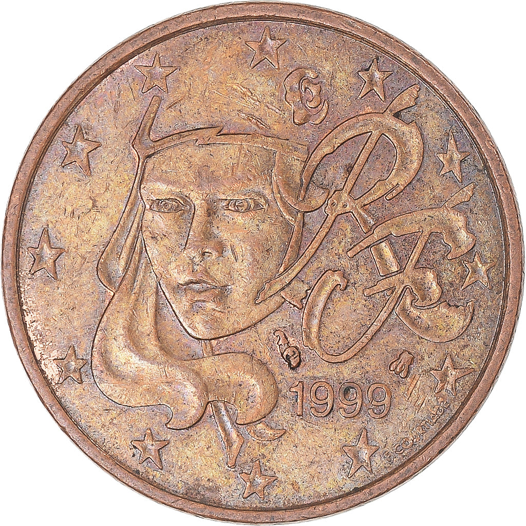 Moneda, Francia, 5 Euro Cent, 1999