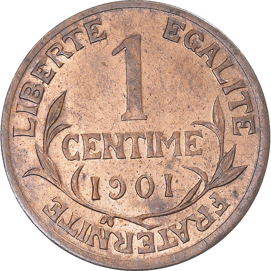 Moneta, Francia, Centime, 1901