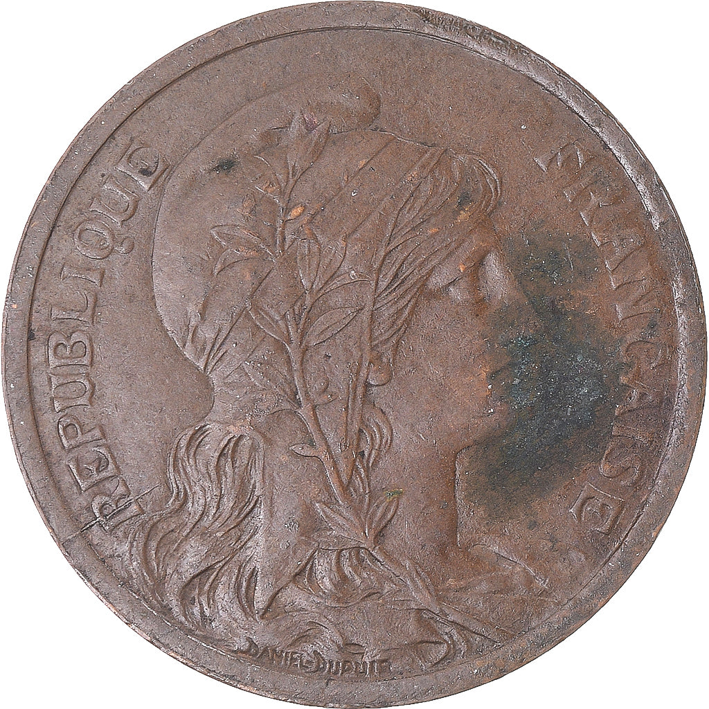 Moneda, Francia, 2 Centimes, 1909