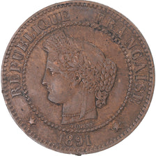 Münze, Frankreich, 2 Centimes, 1891