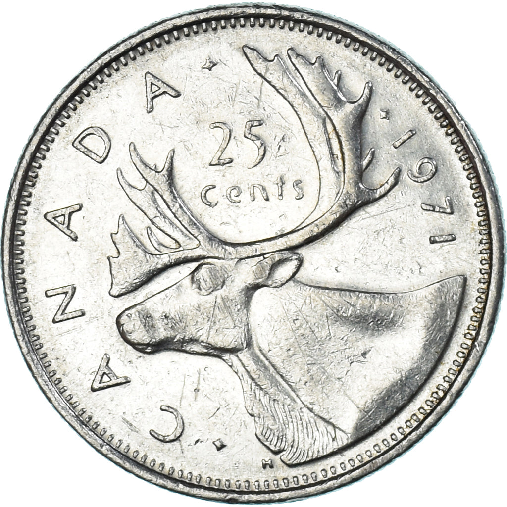 Coin, Canada, 25 Cents, 1971