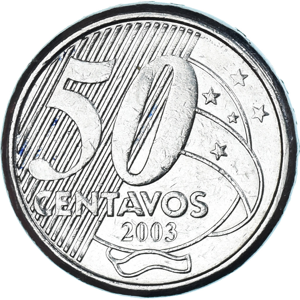 Munten, Brazilië, 50 Centavos, 2003
