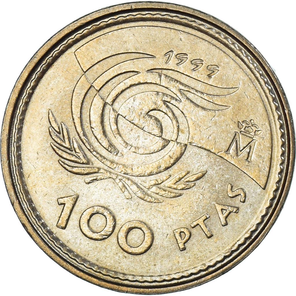 Moeda, Espanha, 100 Pesetas, 1999
