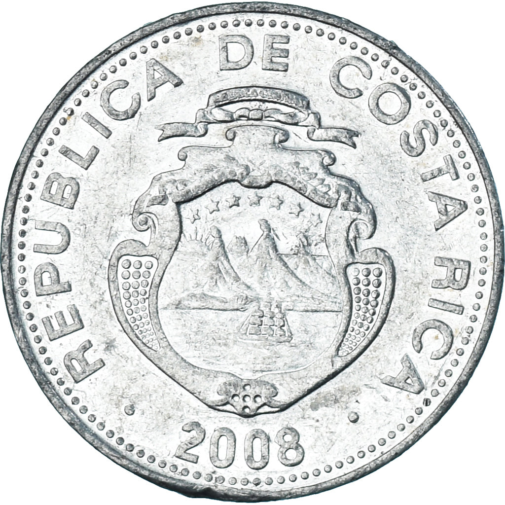Moeda, Costa Rica, 5 Colones, 2008