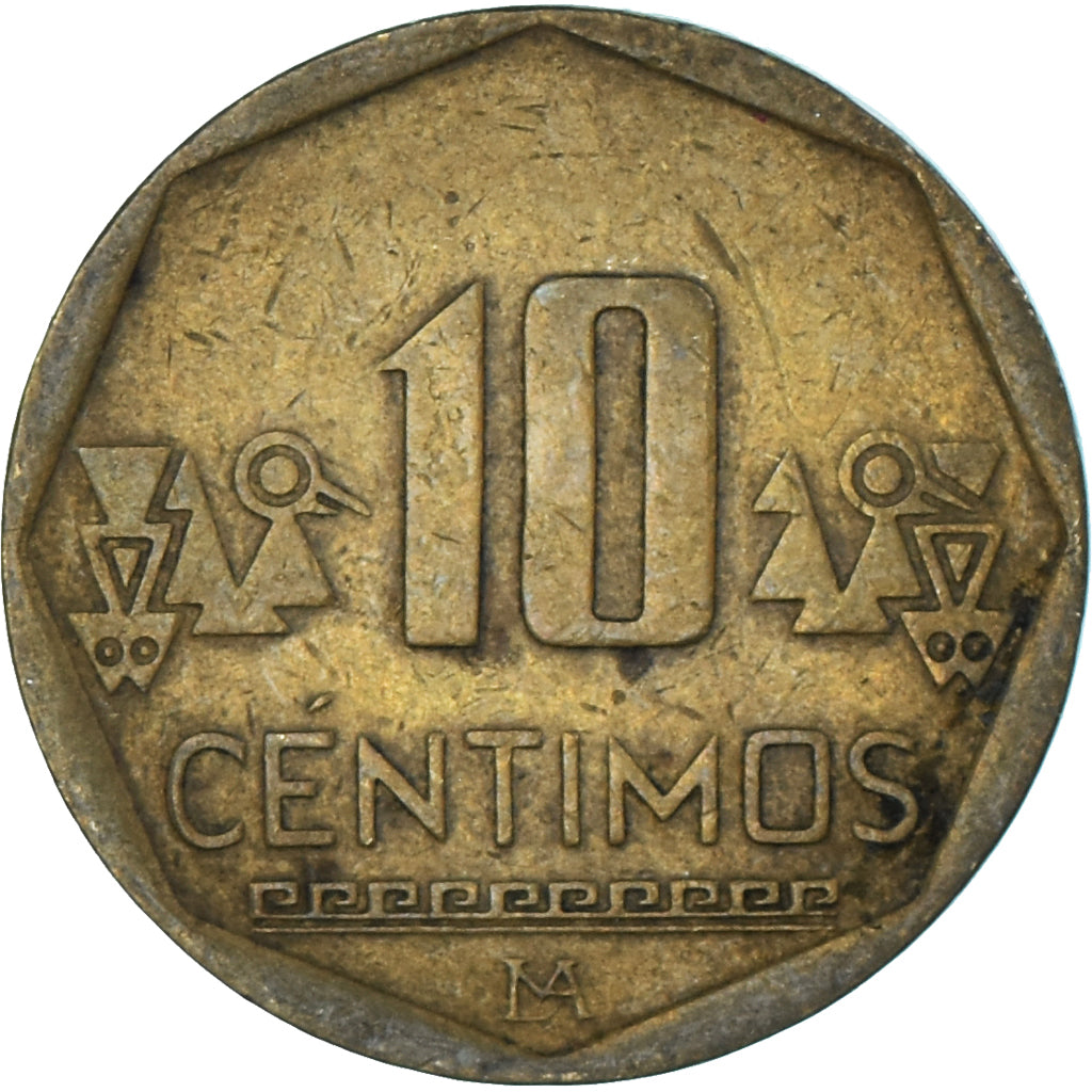 Moneda, Perú, 10 Centimos, 2007