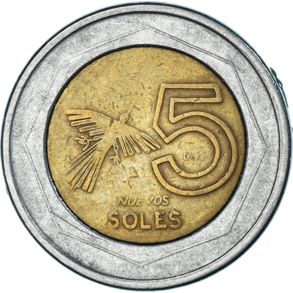 Moneda, Perú, 5 Nuevos Soles, 2001