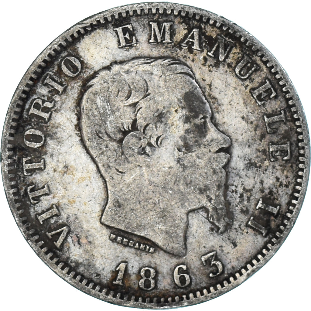 Münze, Italien, Lira, 1863
