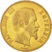FRANCE, Napoléon III, 100 Francs, 1857, Paris, KM #786.1, EF(40-45), Gold, G...
