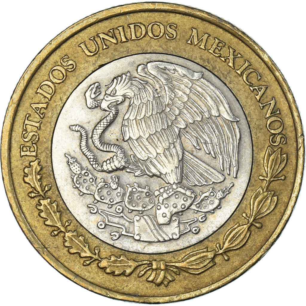 Moneda, México, 10 Pesos, 2011