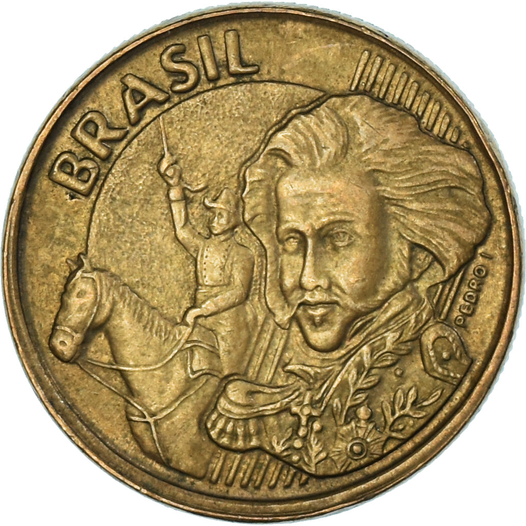 Munten, Brazilië, 10 Centavos, 2001