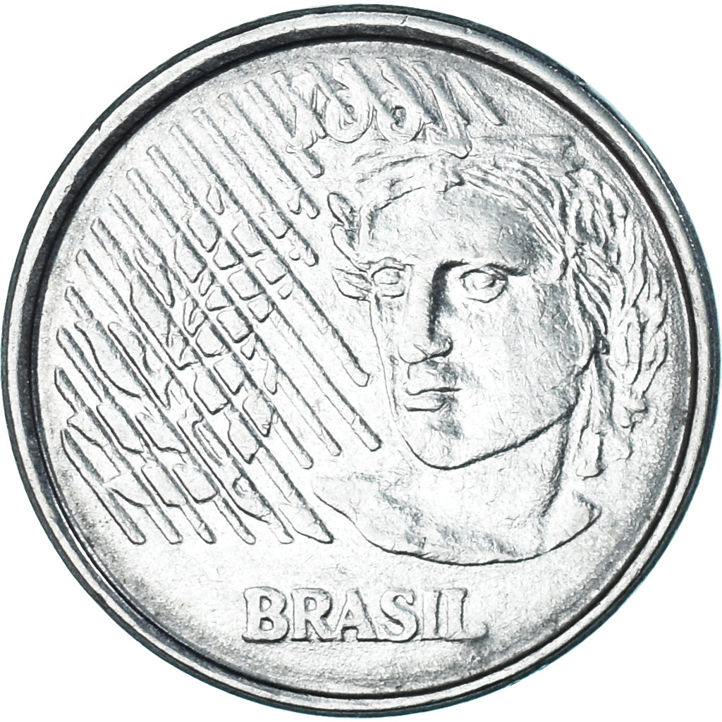 Munten, Brazilië, 10 Centavos, 1997