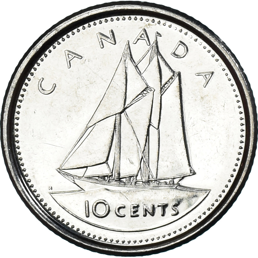 Moneta, Canada, 10 Cents, 2002