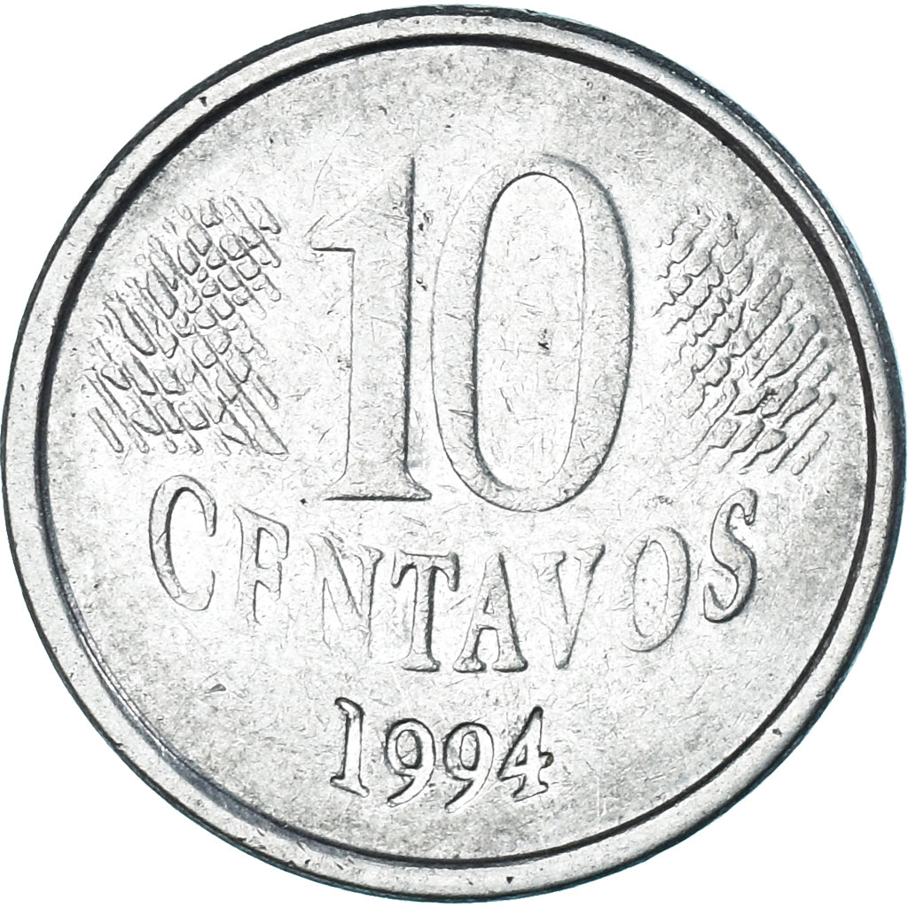 Munten, Brazilië, 10 Centavos, 1994