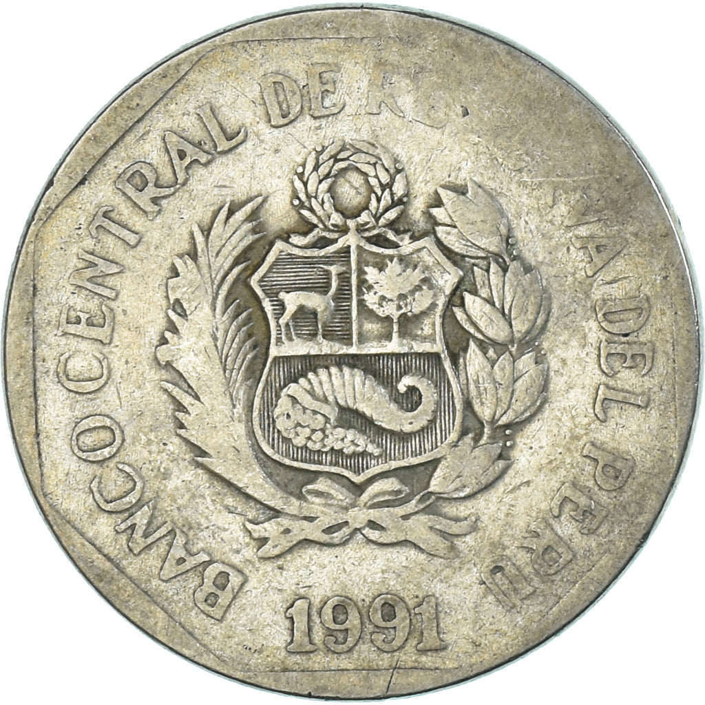 Moneta, Perù, Nuevo Sol, 1991