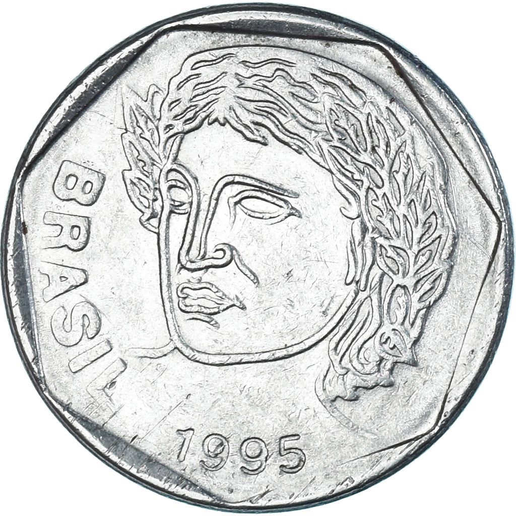 Coin, Brazil, 25 Centavos, 1995