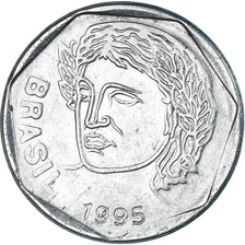 Coin, Brazil, 25 Centavos, 1995