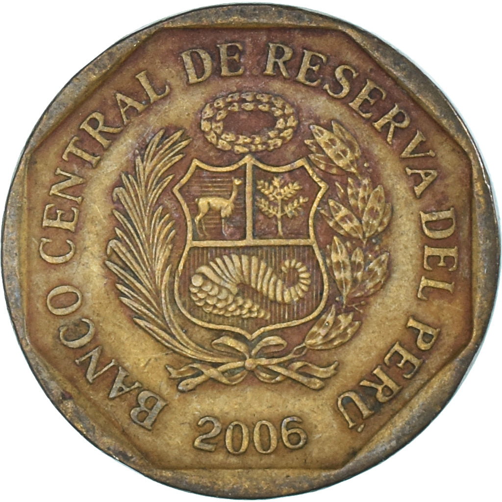 Moneda, Perú, 10 Centimos, 2006
