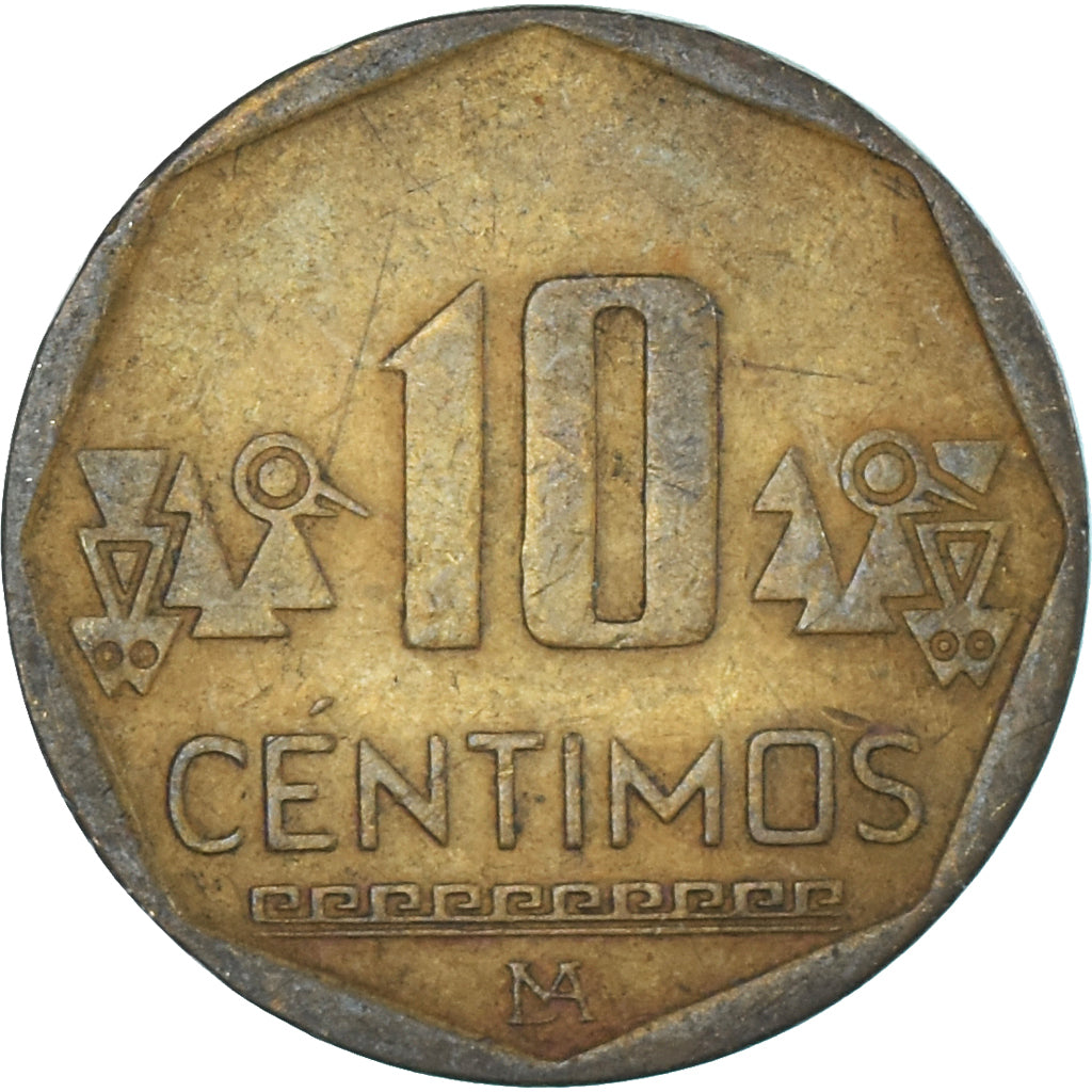 Moneda, Perú, 10 Centimos, 2006