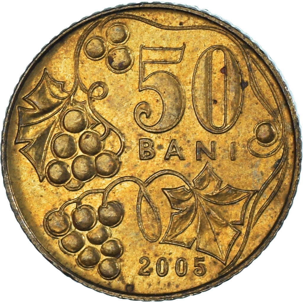 Coin, Moldova, 50 Bani, 2005