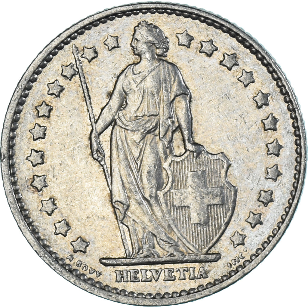 Moneda, Suiza, Franc, 1976