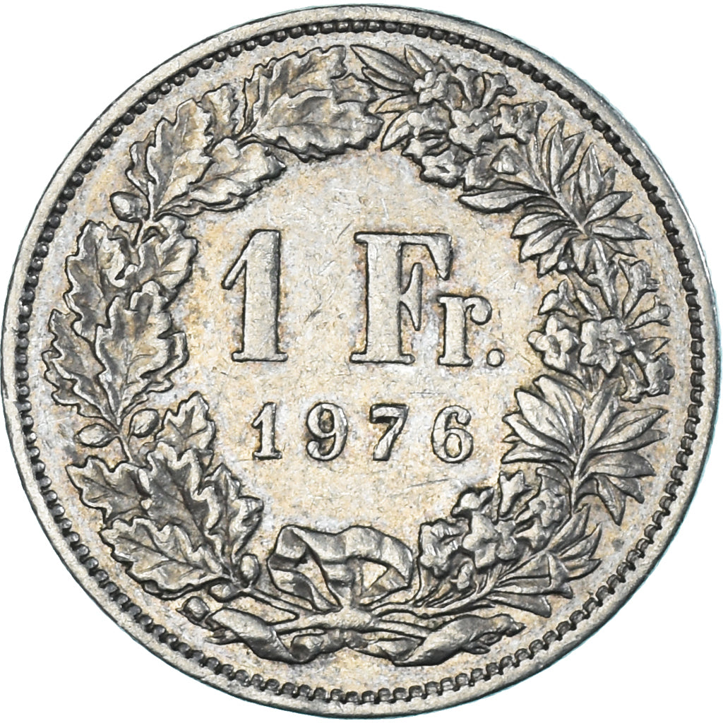 Moneda, Suiza, Franc, 1976