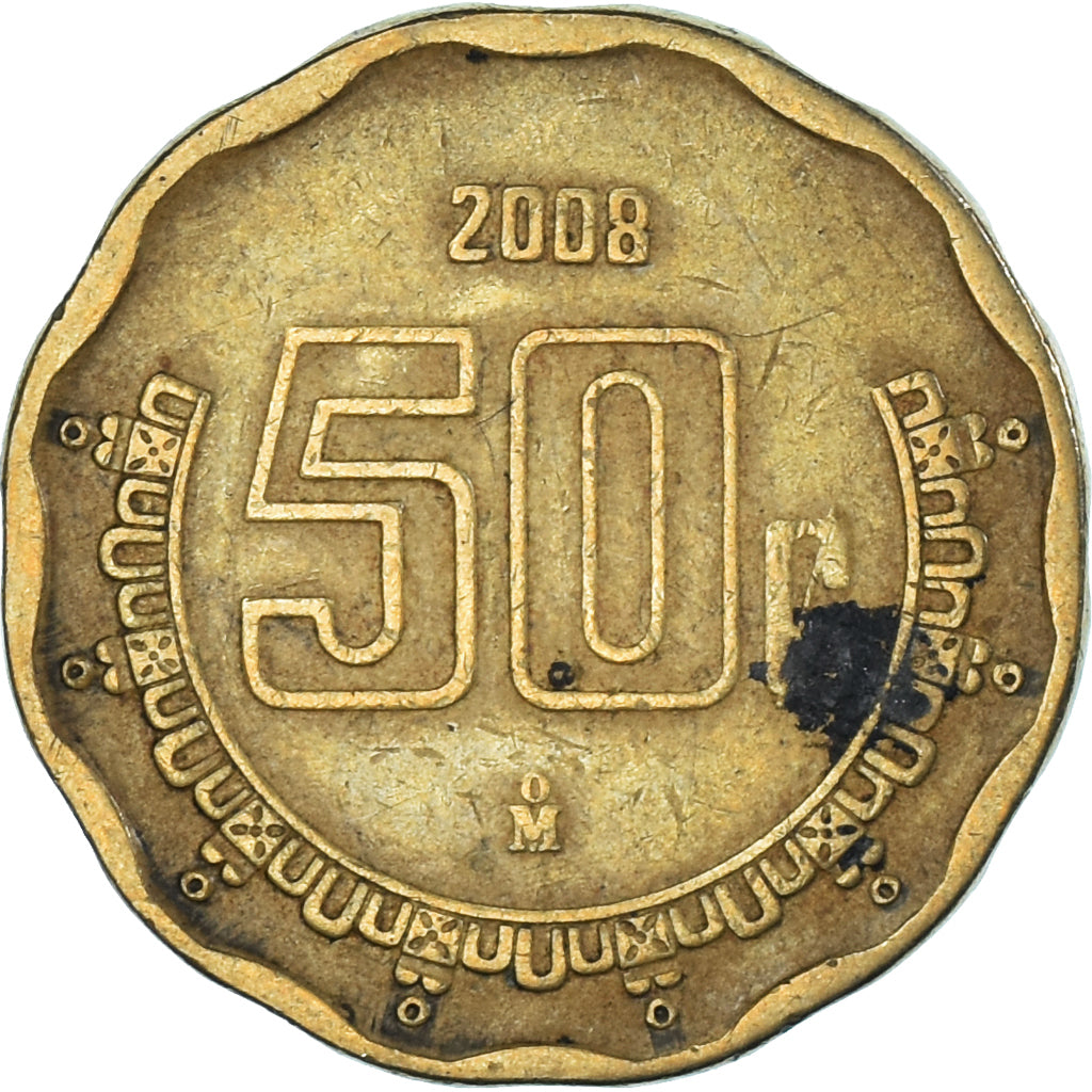 Munten, Mexico, 50 Centavos, 2008