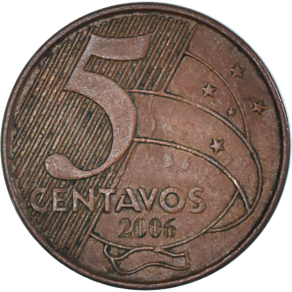 Moneda, Brasil, 5 Centavos, 2006
