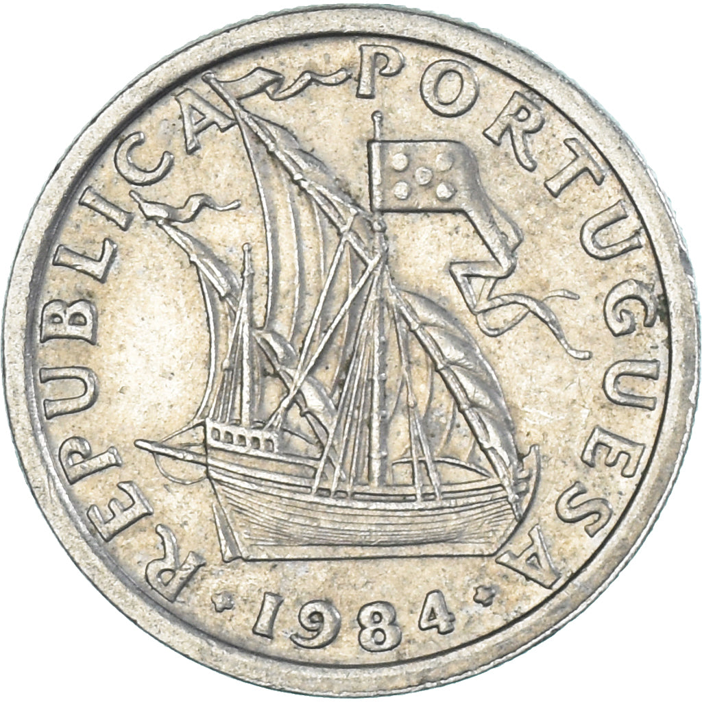 Münze, Portugal, 2-1/2 Escudos, 1984
