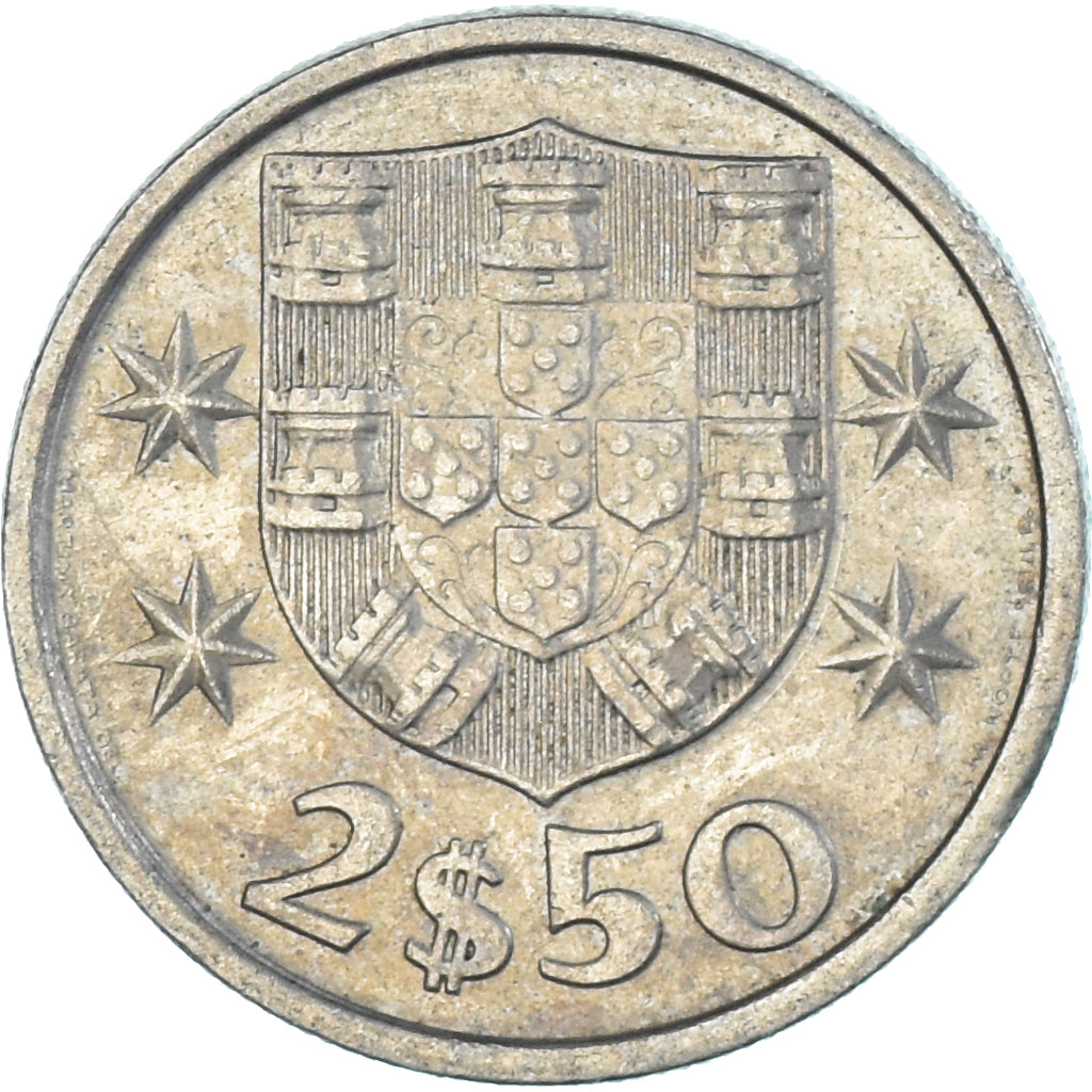 Münze, Portugal, 2-1/2 Escudos, 1984