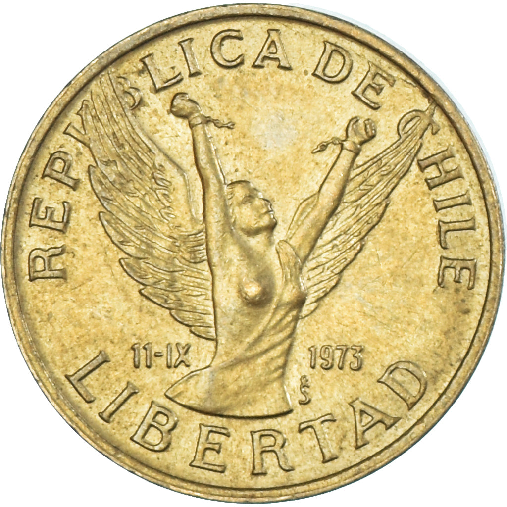 Moneda, Chile, 5 Pesos, 1990