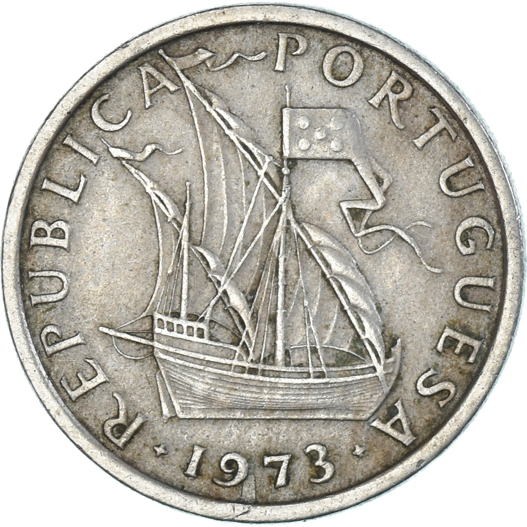 Moneda, Portugal, 5 Escudos, 1973