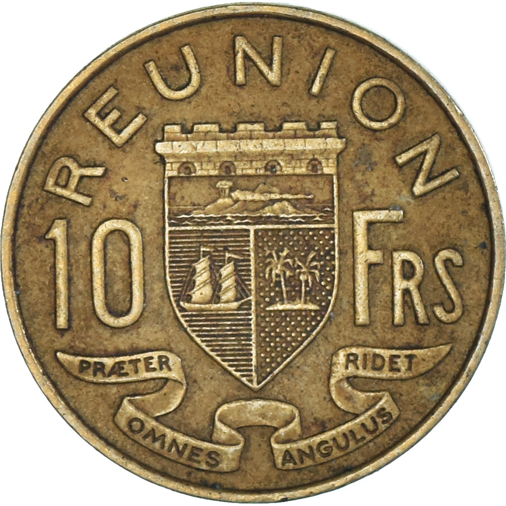 Coin, Réunion, 10 Francs, 1964